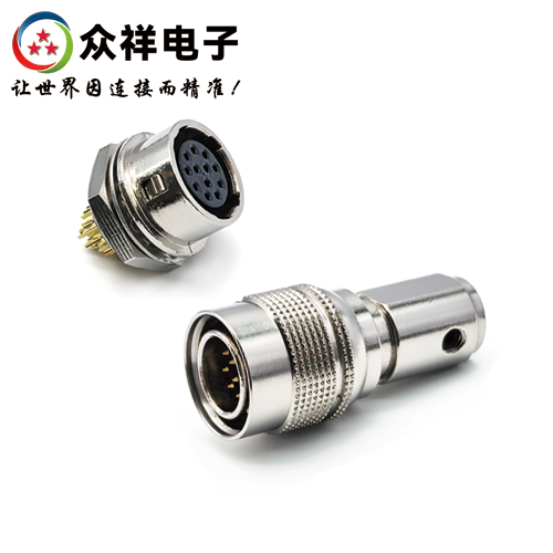 HR10-2号壳体 插头装针 插座装孔