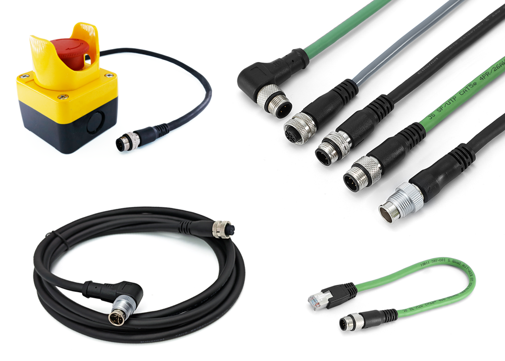 M12螺纹连接器定制线束